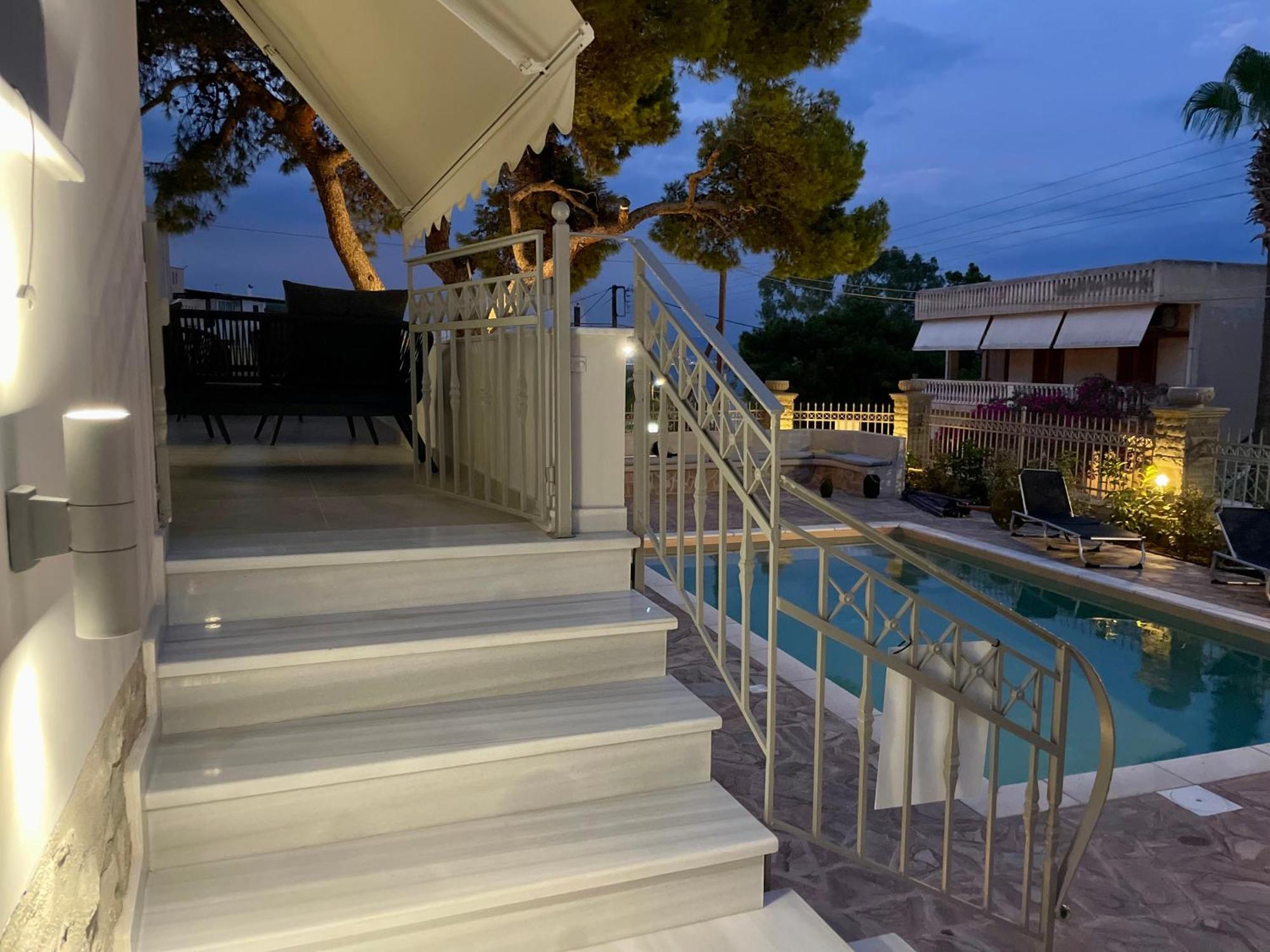 Villa Isabella Aegina Vathí Esterno foto